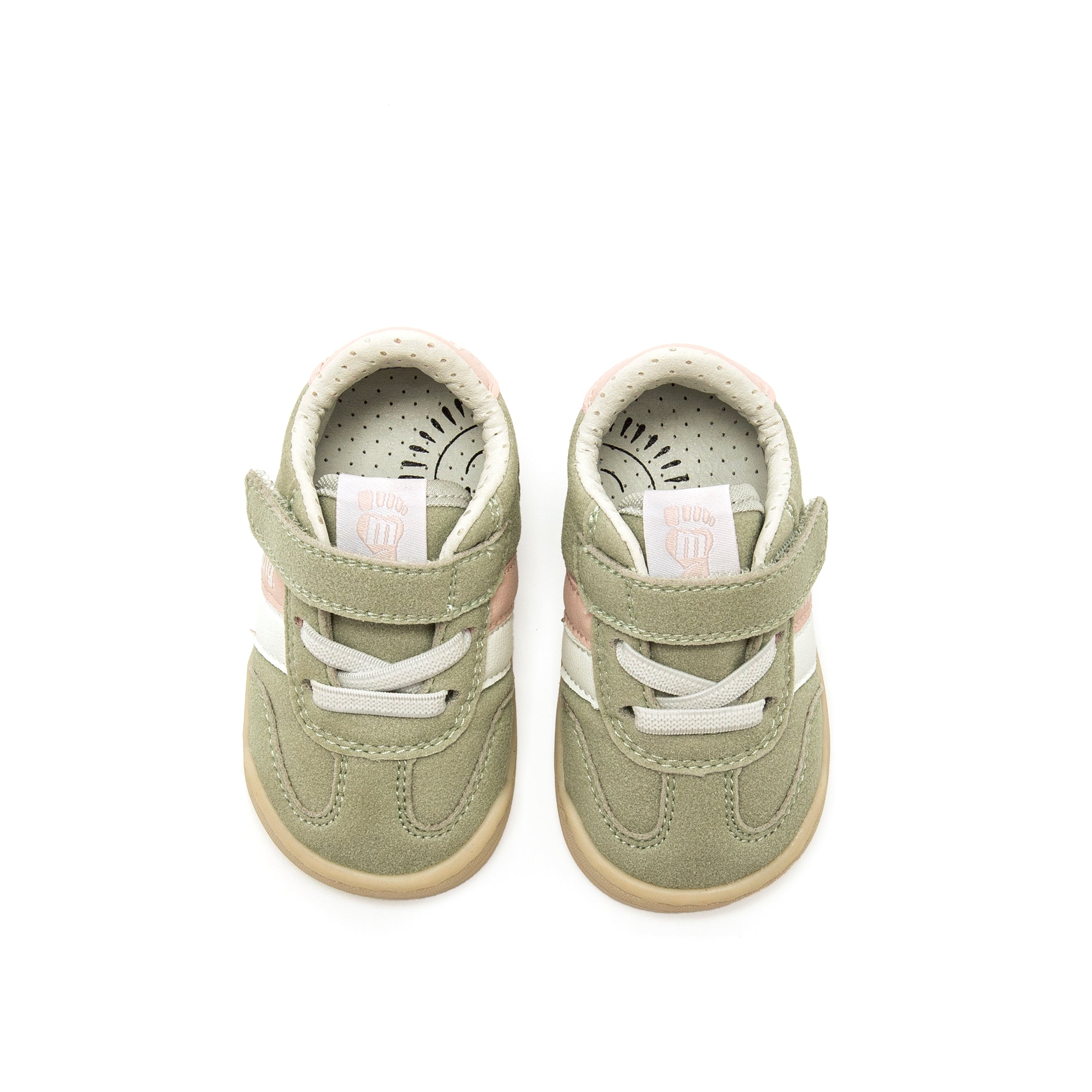 Babysneaker Groen/Roze